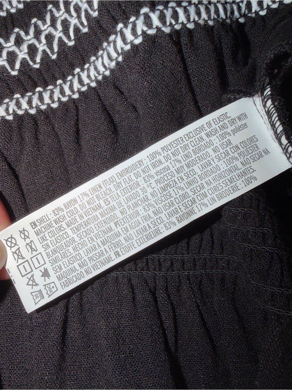Forever 21 Embroidered Tie-Strap Crop Top - Picture 9 of 10